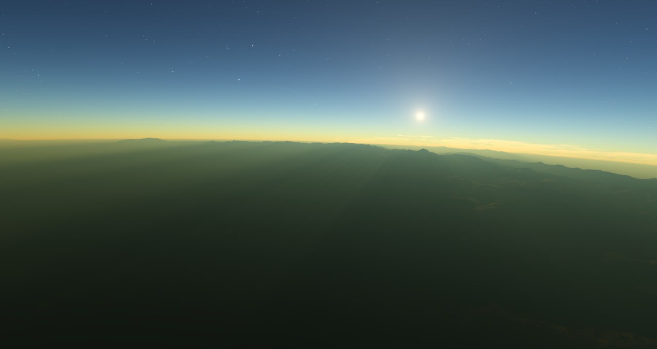 Первичная реализация объёмных лучей (godrays)